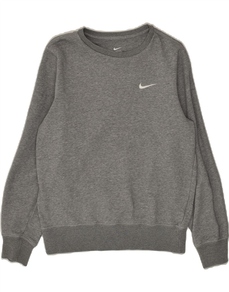 NIKE Mens Sweatshirt Jumper Small Grey Cotton | Vintage Nike | Thrift | Second-Hand Nike | Used Clothing | Messina Hembry 