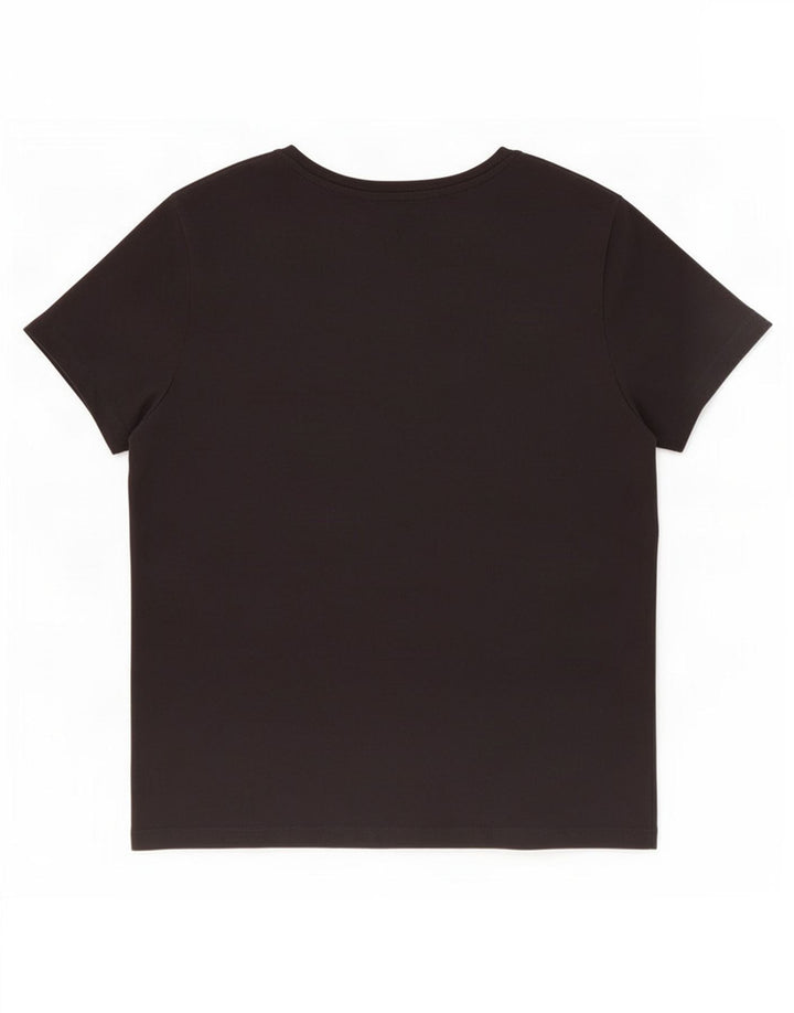 Marks & Spencer Womens T-Shirt Top UK 16 Large Black