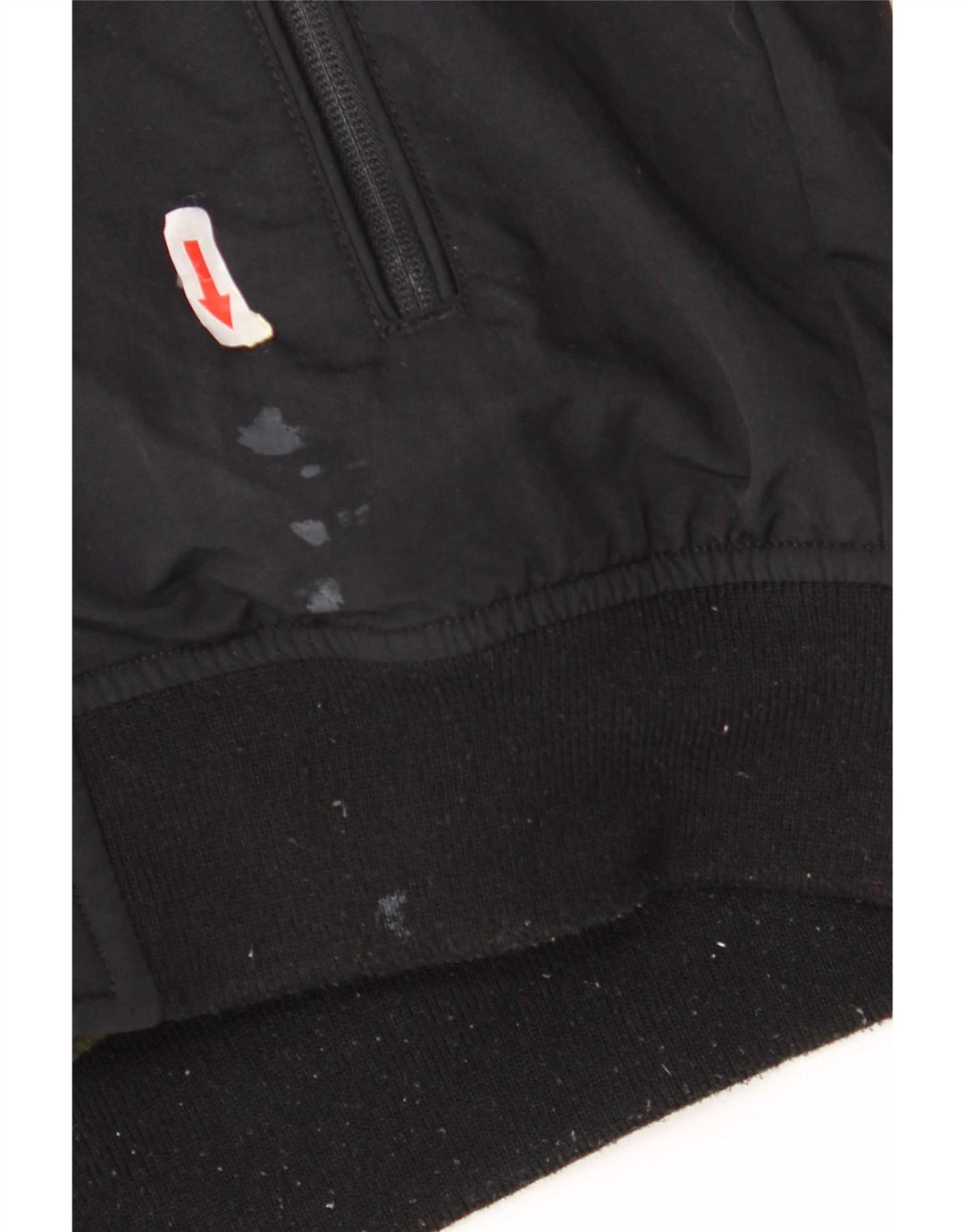 Tommy Hilfiger Mens Hooded Bomber Jacket UK 38 Medium Black Polyamide