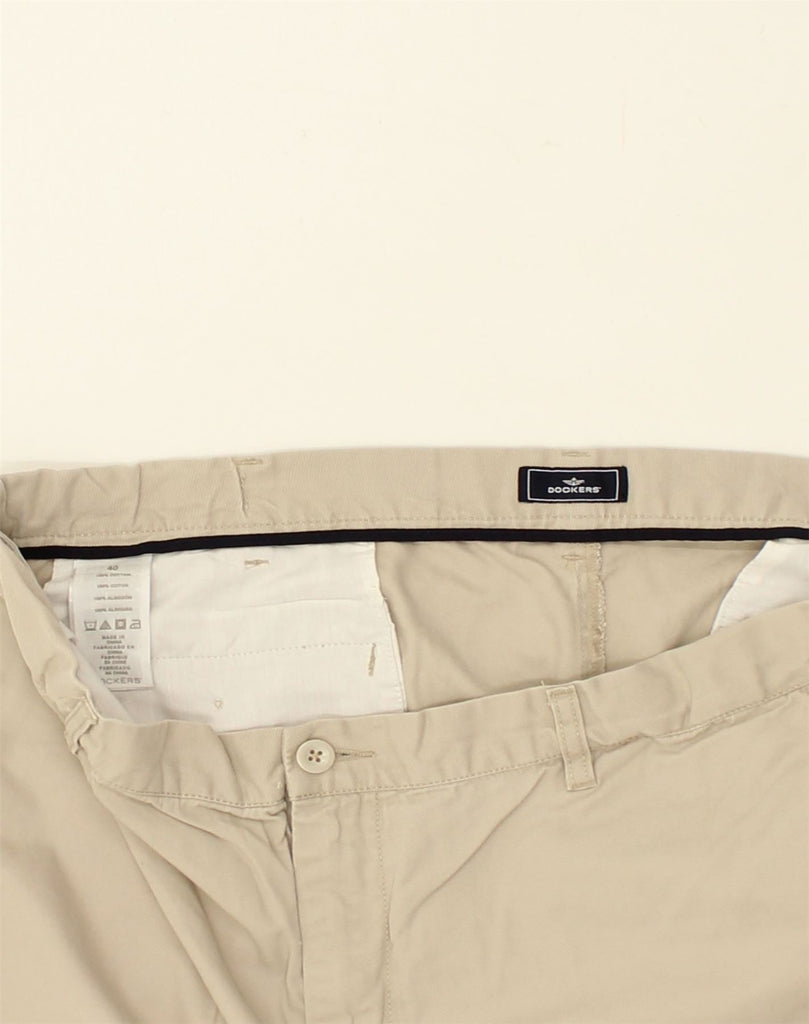 DOCKERS Mens Chino Shorts W40 XL  Beige Cotton | Vintage Dockers | Thrift | Second-Hand Dockers | Used Clothing | Messina Hembry 