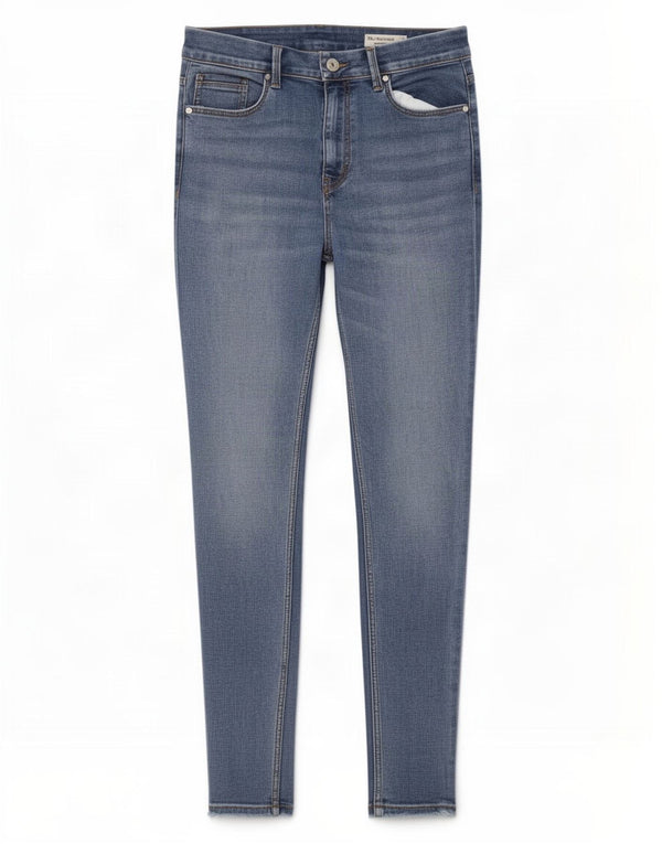Marks & Spencer Womens Ivy Skinny Jeans UK 12 Medium W30 L28 Blue Cotton