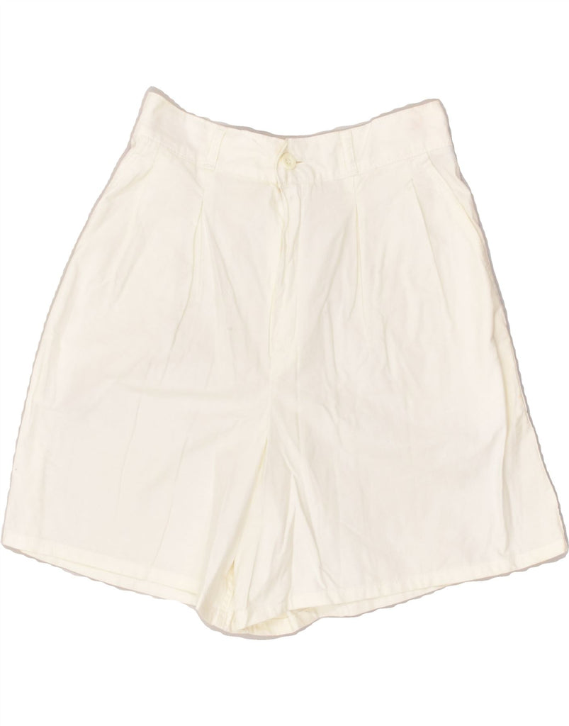 LEE COOPER Womens Casual Shorts IT 38 XS W27  White Cotton | Vintage Lee Cooper | Thrift | Second-Hand Lee Cooper | Used Clothing | Messina Hembry 
