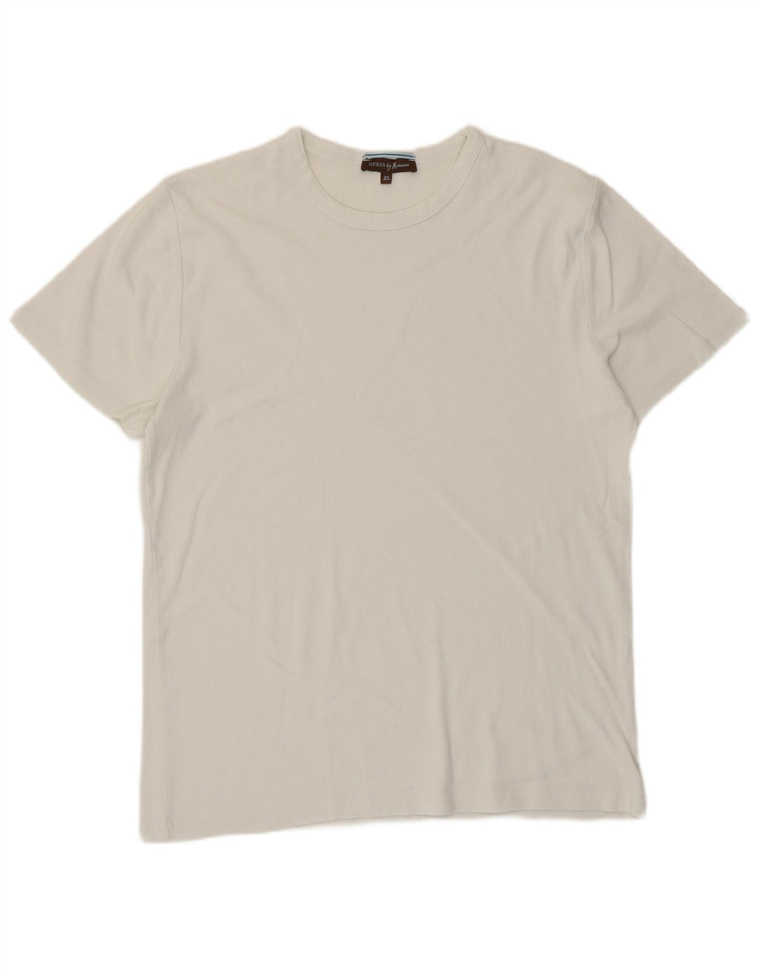 Guess By Marciano Mens Graphic T-Shirt Top XL White