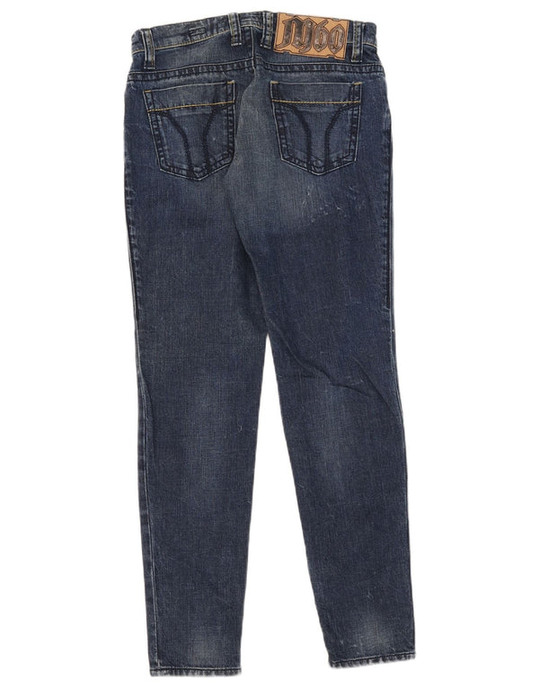 Miss Sixty Womens Slim Jeans W27 L30 Blue Cotton