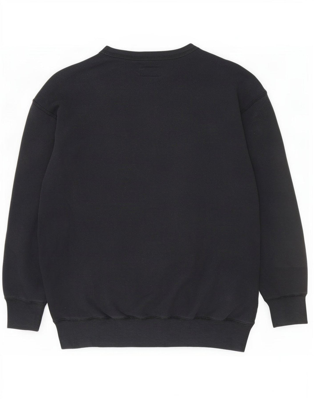 Converse Womens Oversized Sweatshirt Jumper UK 6 XS Black Cotton