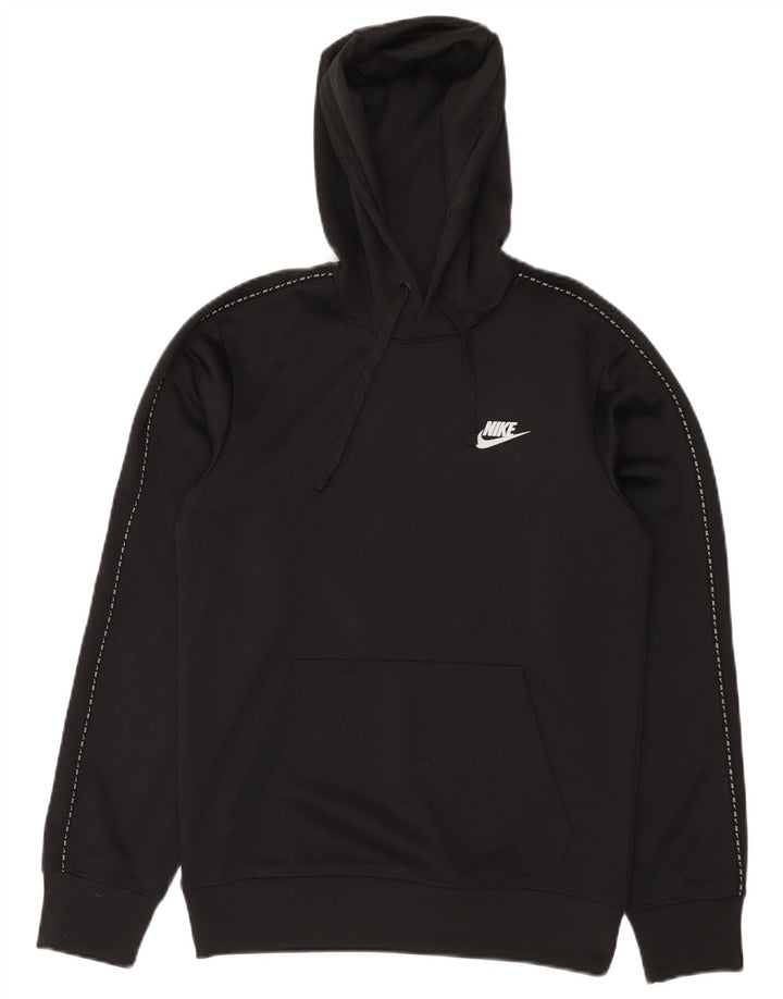 Nike Mens Hoodie Jumper XS Black Polyester