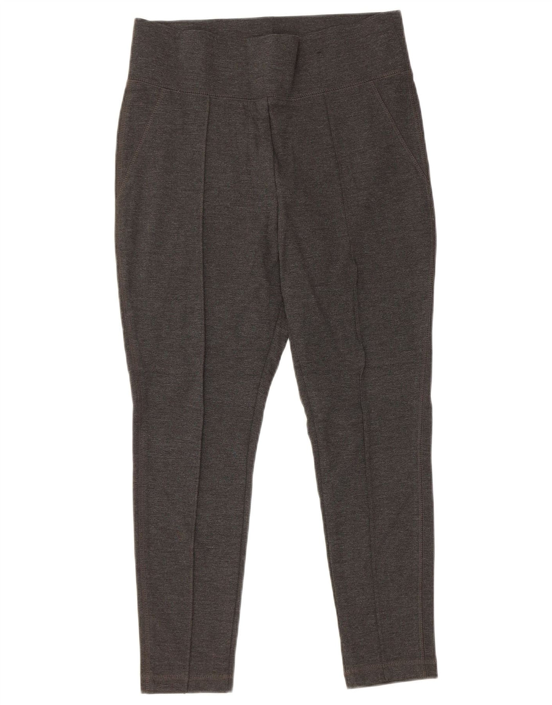 Marks & Spencer Womens Crop Leggings UK 12 Medium Grey Viscose