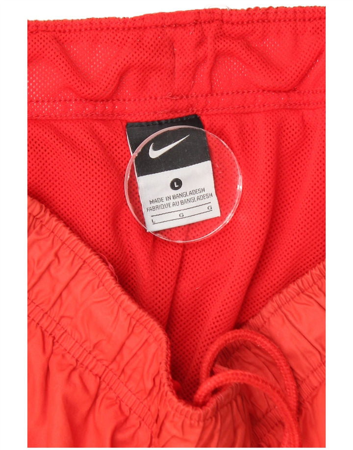 Nike Mens Sport Shorts Large  Red Polyester