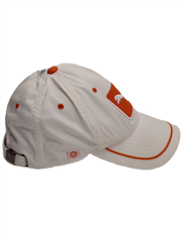 Puma Mens Graphic Baseball Cap One Size White Polyester