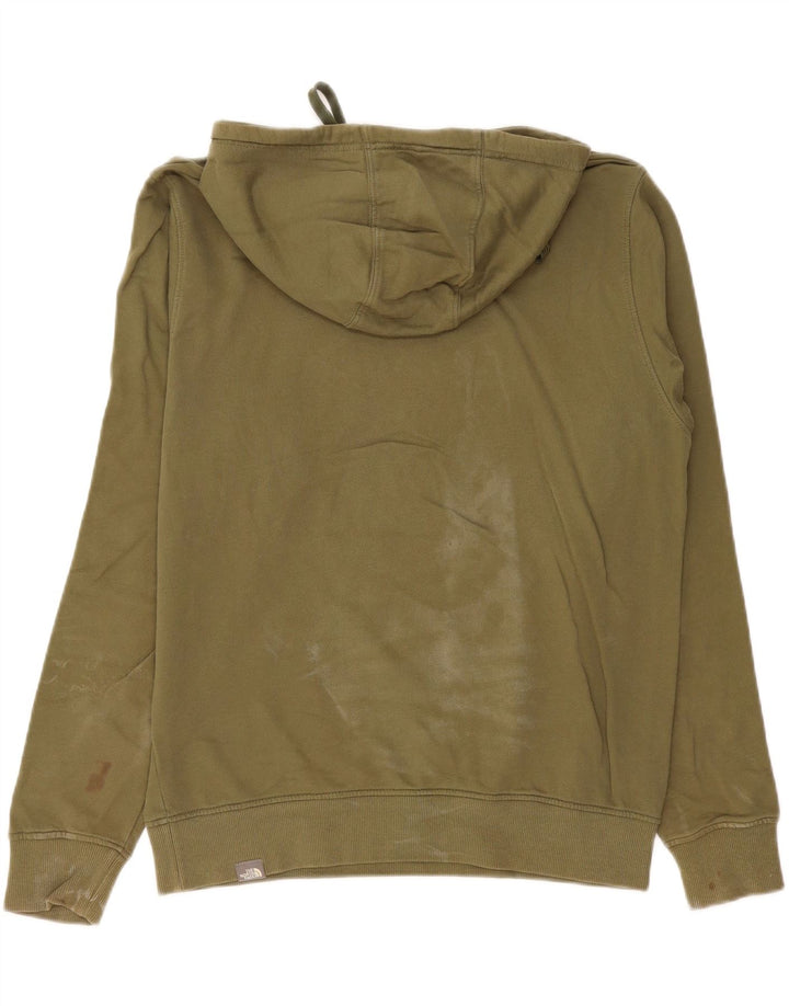 The North Face Mens Graphic Hoodie Jumper Medium Khaki