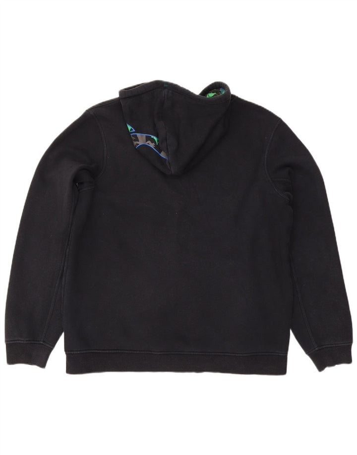 Canterbury Mens Zip Hoodie Sweater Large Black Camouflage