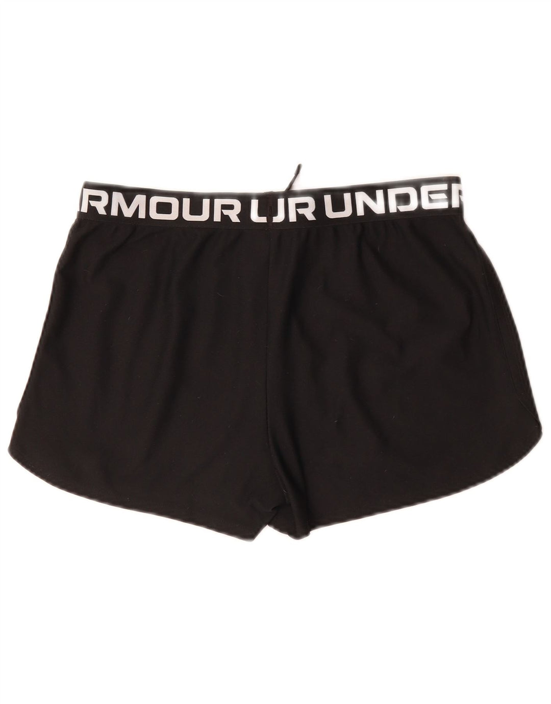 UNDER ARMOUR Girls Graphic Sport Shorts 13-14 Years XL Black Polyester