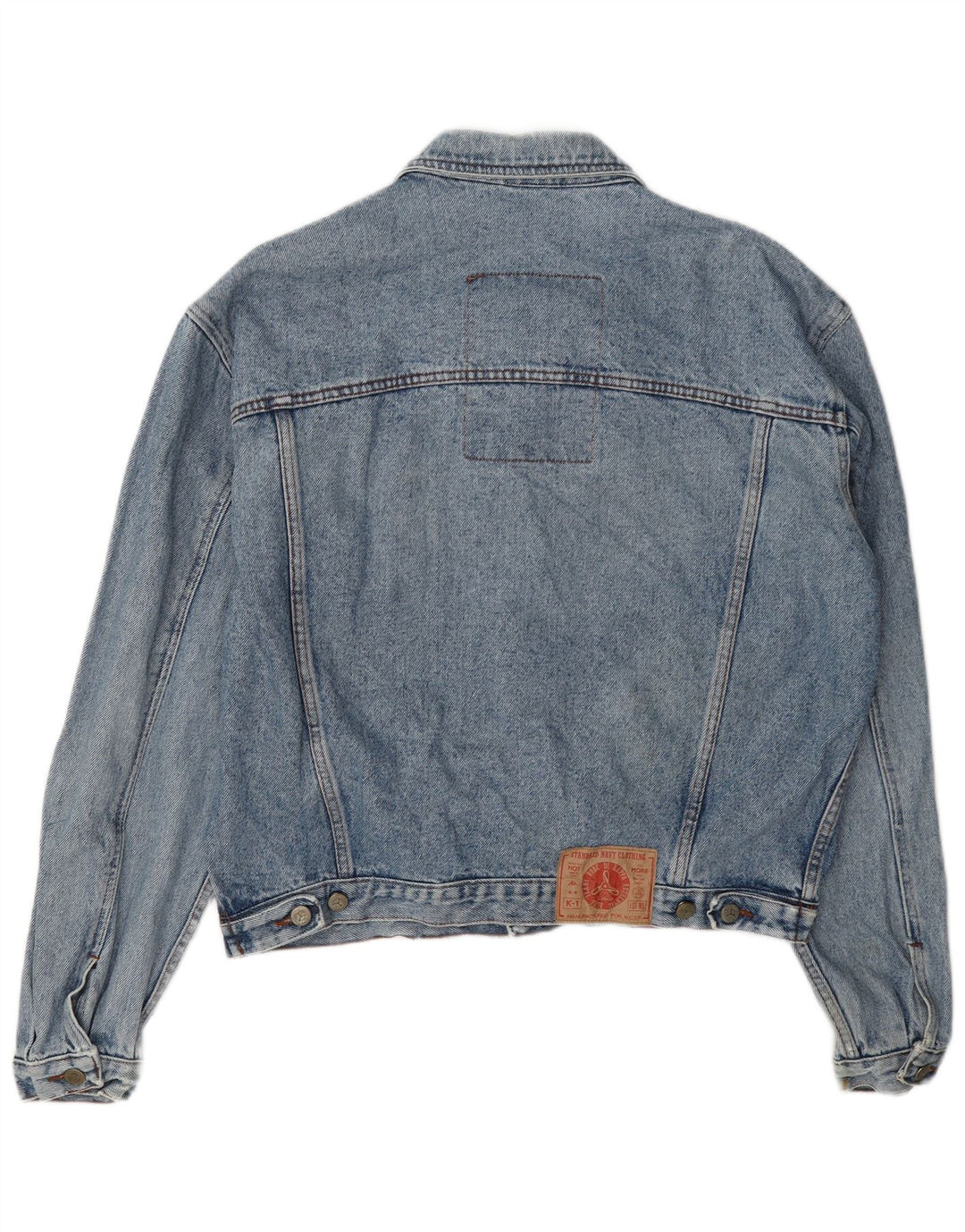Kappa Mens Denim Jacket UK 42 XL Blue Cotton