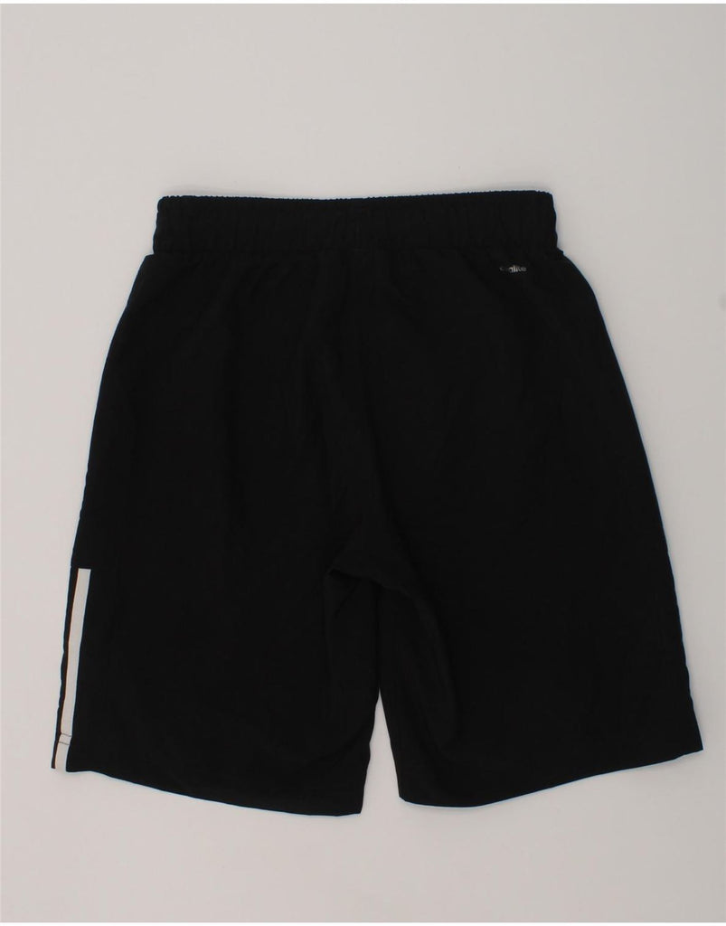 ADIDAS Boys Climalite Sport Shorts 9-10 Years Black Polyester | Vintage Adidas | Thrift | Second-Hand Adidas | Used Clothing | Messina Hembry 