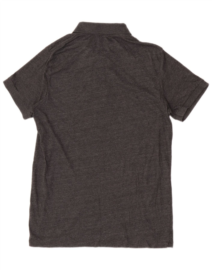 French Connection Mens Polo Shirt XL Grey Flecked Cotton
