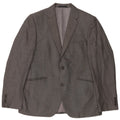 Marks & Spencer Mens Tailored 2 Button Blazer Jacket UK 40 Medium Grey