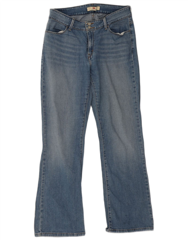 Levi's Womens 528 Curvy Bootcut Jeans US 14 Large W32 L31 Blue Cotton