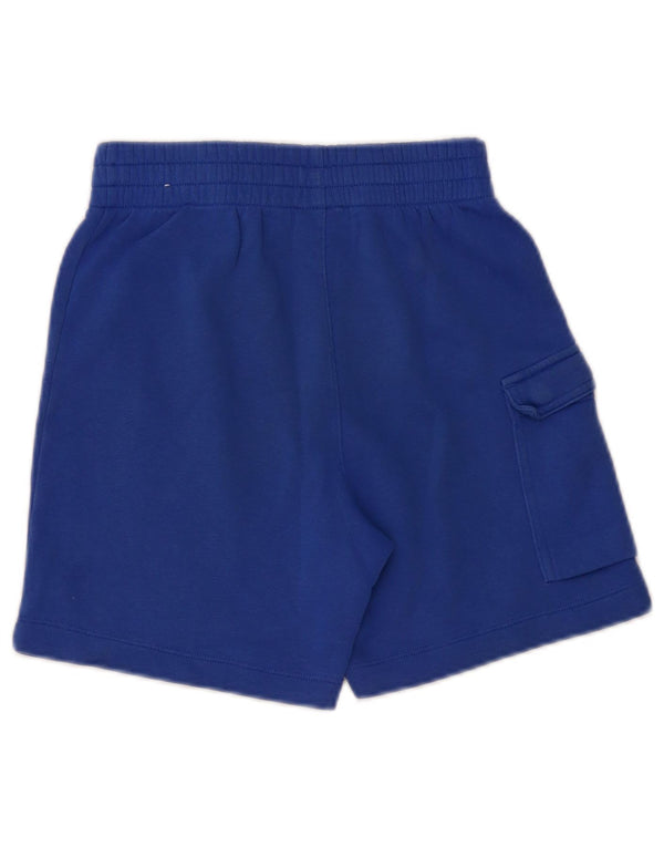NIKE Boys Graphic Sport Shorts 10-11 Years Medium Blue Cotton