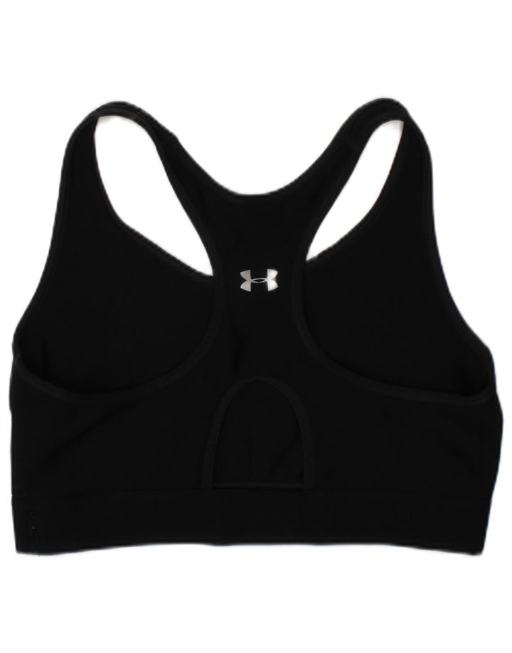 UNDER ARMOUR Womens Sport Bra Vest Top Medium Black Polyester Sports