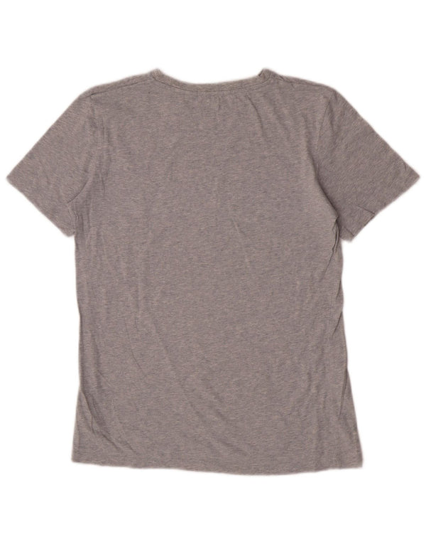 Calvin Klein Jeans Boys Graphic T-Shirt Top 15-16 Years Grey Flecked Cotton