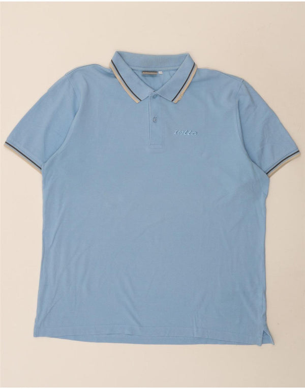 Lotto Mens Polo Shirt XL Blue