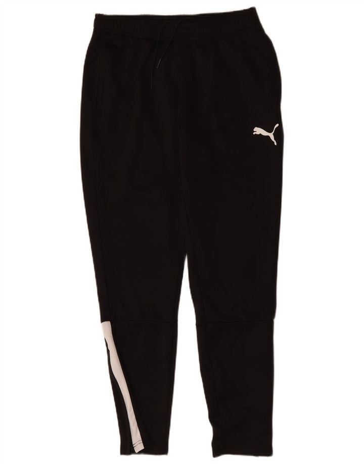 Puma Mens Tracksuit Trousers Medium Black Colourblock Polyester