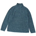 Mountain Warehouse Mens Zip Neck Fleece Jumper Medium Blue Flecked