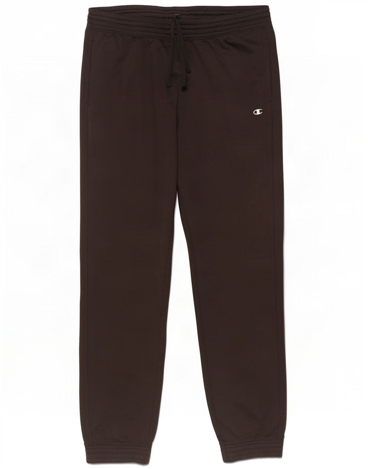 Champion Mens Tracksuit Trousers Joggers 2XL Black Polyester