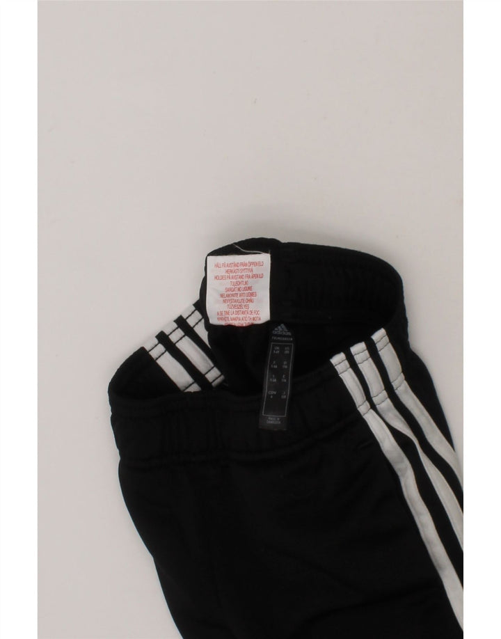 ADIDAS Boys Tracksuit Trousers Joggers 5-6 Years  Black Vintage Adidas and Second-Hand Adidas from Messina Hembry 