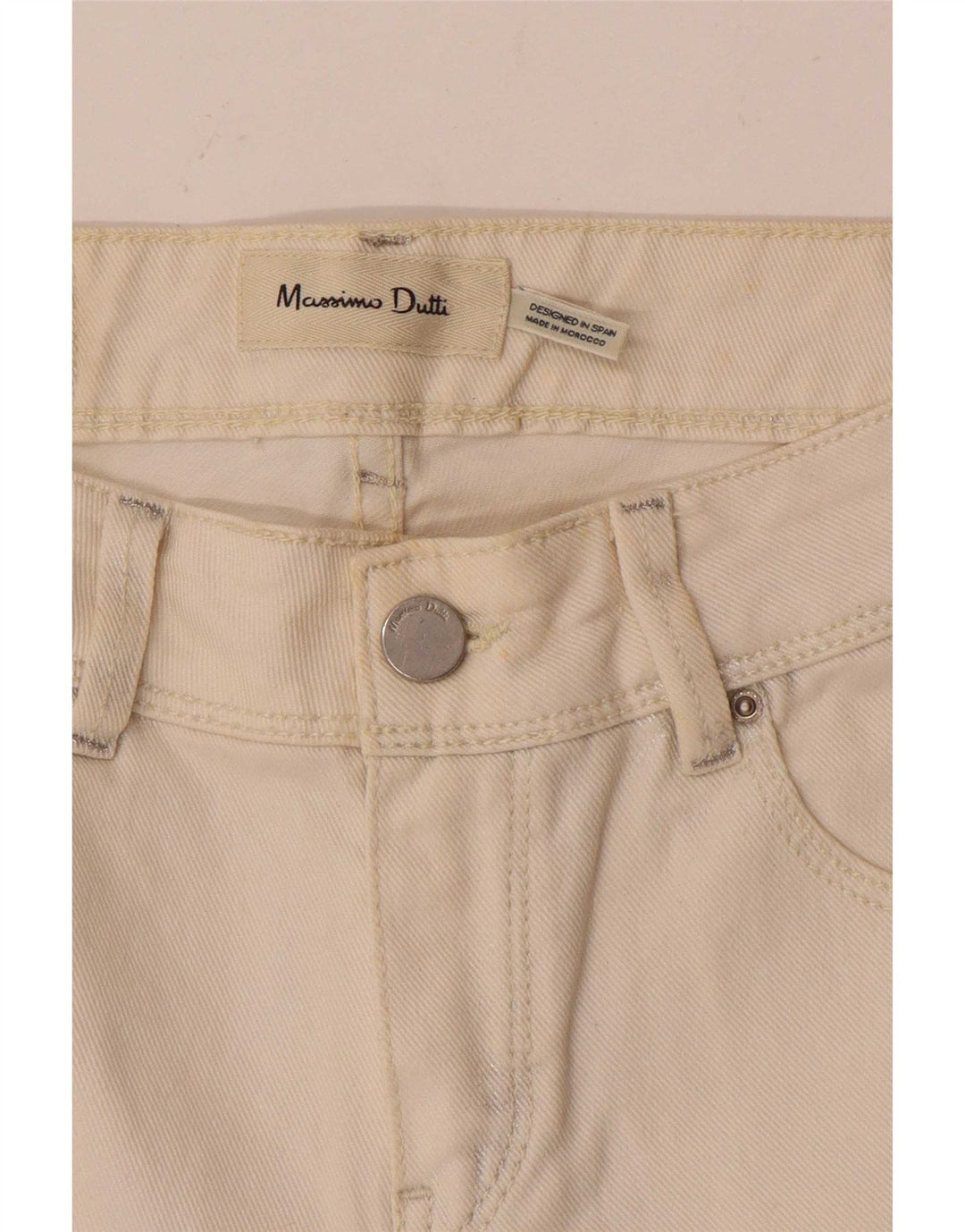 Massimo Dutti Womens Skinny Jeans W26 L28 White