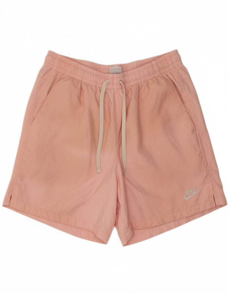 NIKE Womens Swimming Shorts UK 14 Medium  Pink Polyester Vintage Nike and Second-Hand Nike from Messina Hembry 