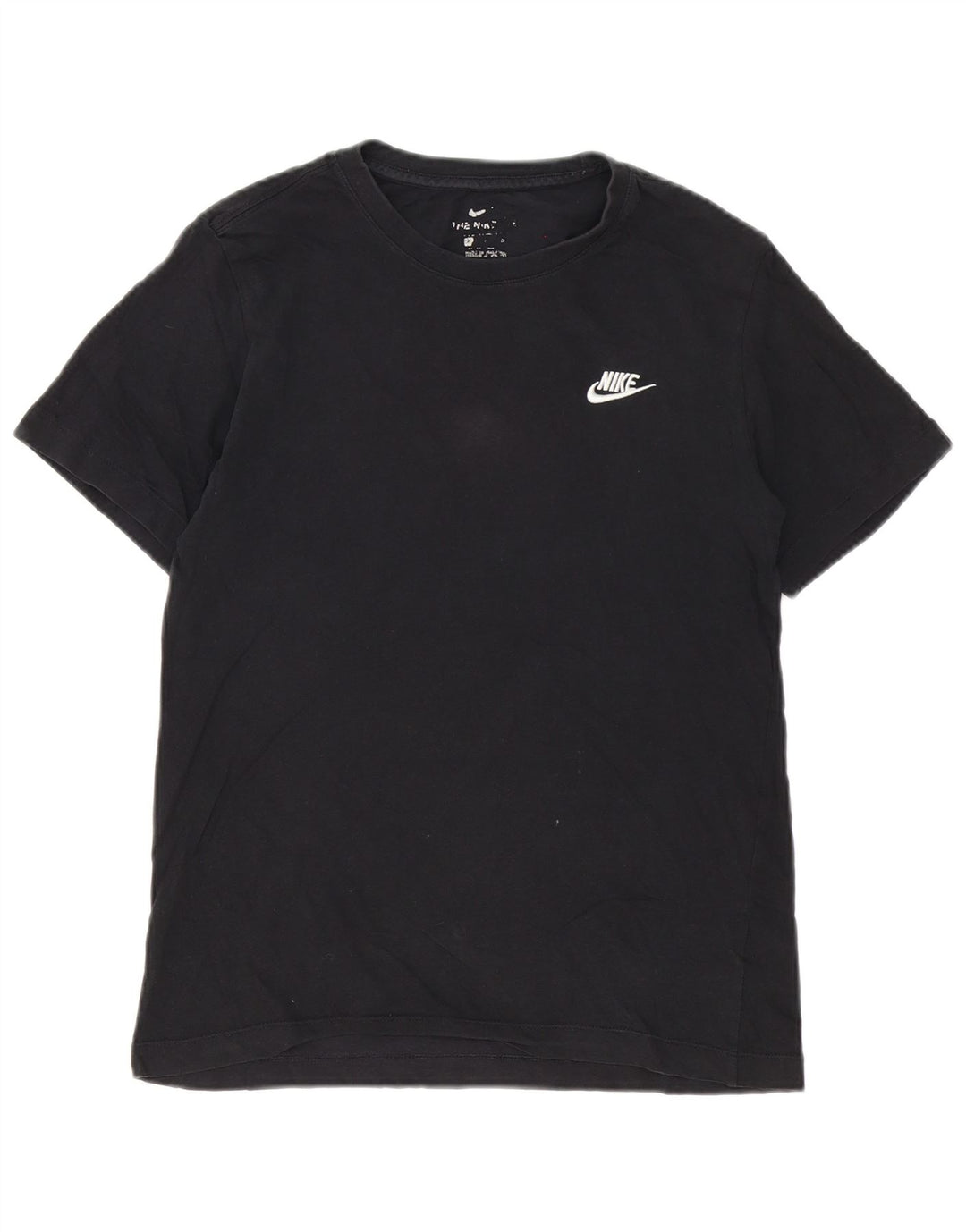 Nike Mens T-Shirt Top Small Black Cotton