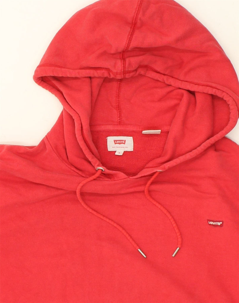 LEVI'S Mens Hoodie Jumper Small Red | Vintage Levi's | Thrift | Second-Hand Levi's | Used Clothing | Messina Hembry 