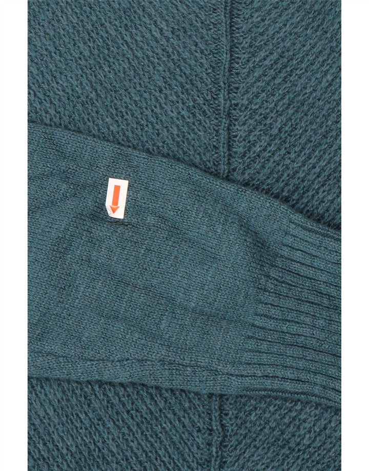 Fat Face Womens Jumper Sweater UK 14 Large Blue Cotton