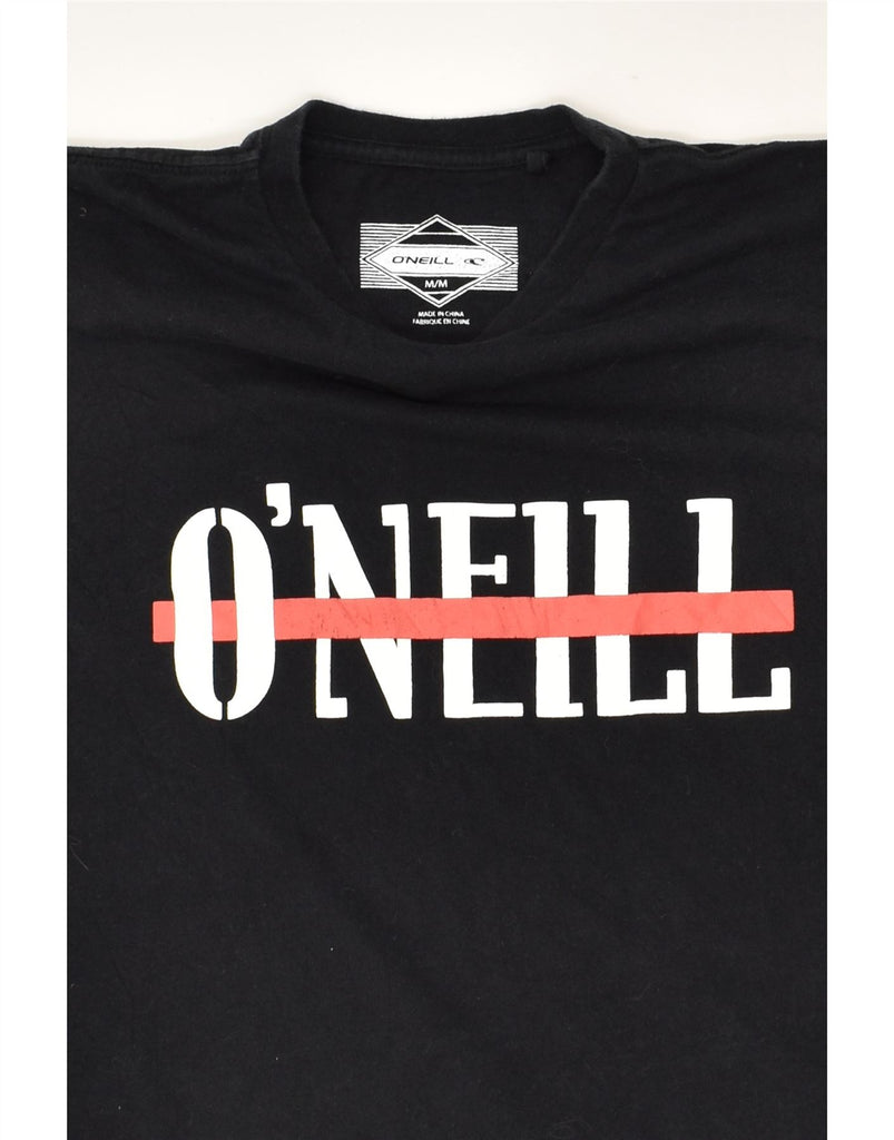 O'NEILL Mens Graphic T-Shirt Top Medium Black Cotton | Vintage O'Neill | Thrift | Second-Hand O'Neill | Used Clothing | Messina Hembry 