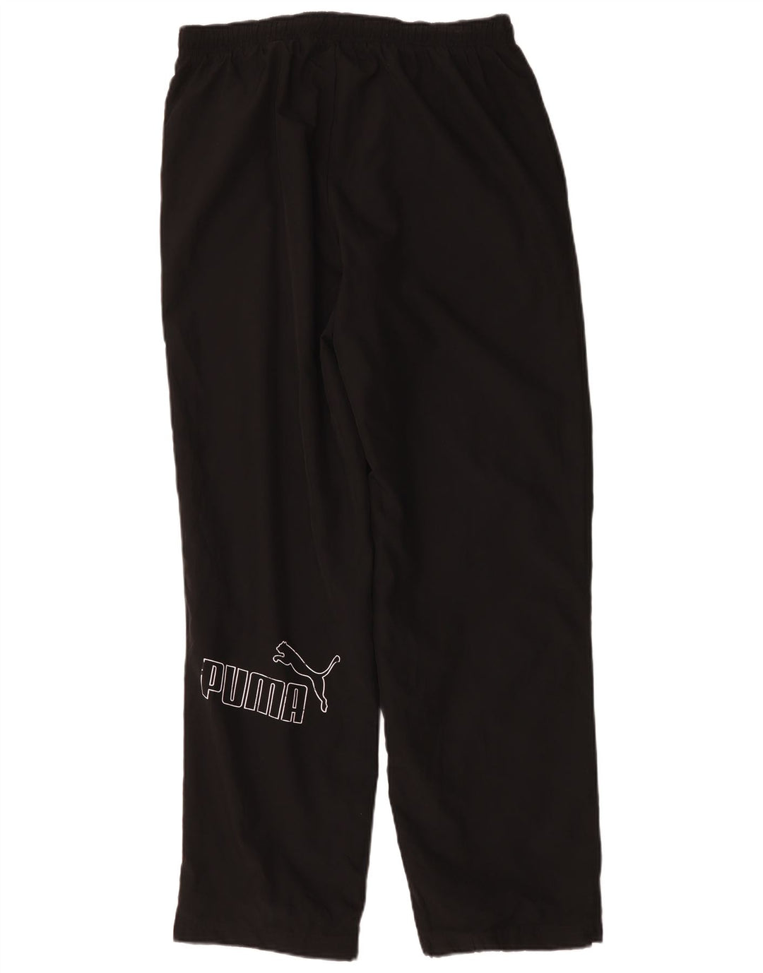 Puma Mens Graphic Tracksuit Trousers Large Black Polyester
