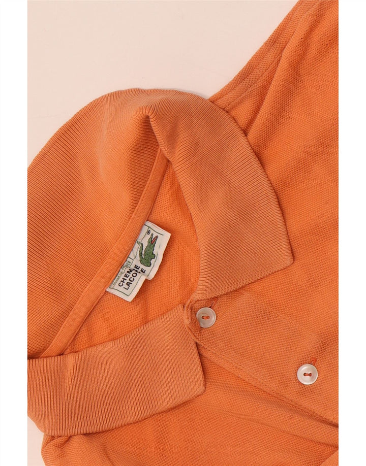 Lacoste Mens Polo Shirt Size 6 XL Orange