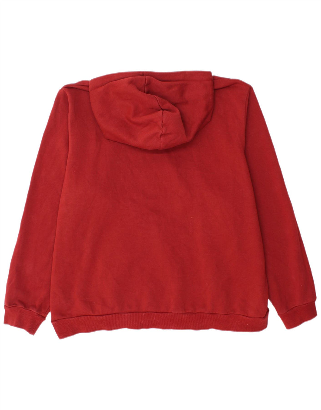 PUMA Mens Hoodie Jumper 2XL Red Cotton