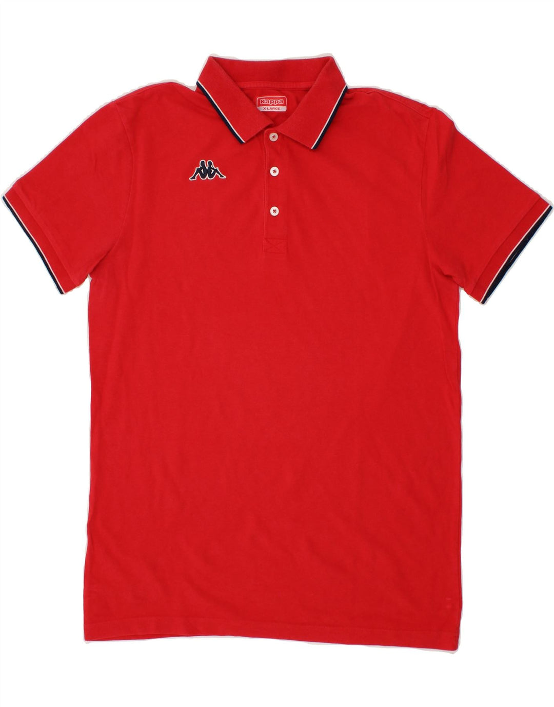 KAPPA Mens Polo Shirt XL Red Vintage Kappa and Second-Hand Kappa from Messina Hembry 