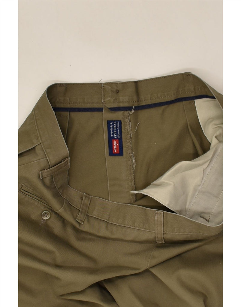 WRANGLER Mens Pegged Chino Trousers W40 L32 Khaki Cotton | Vintage Wrangler | Thrift | Second-Hand Wrangler | Used Clothing | Messina Hembry 