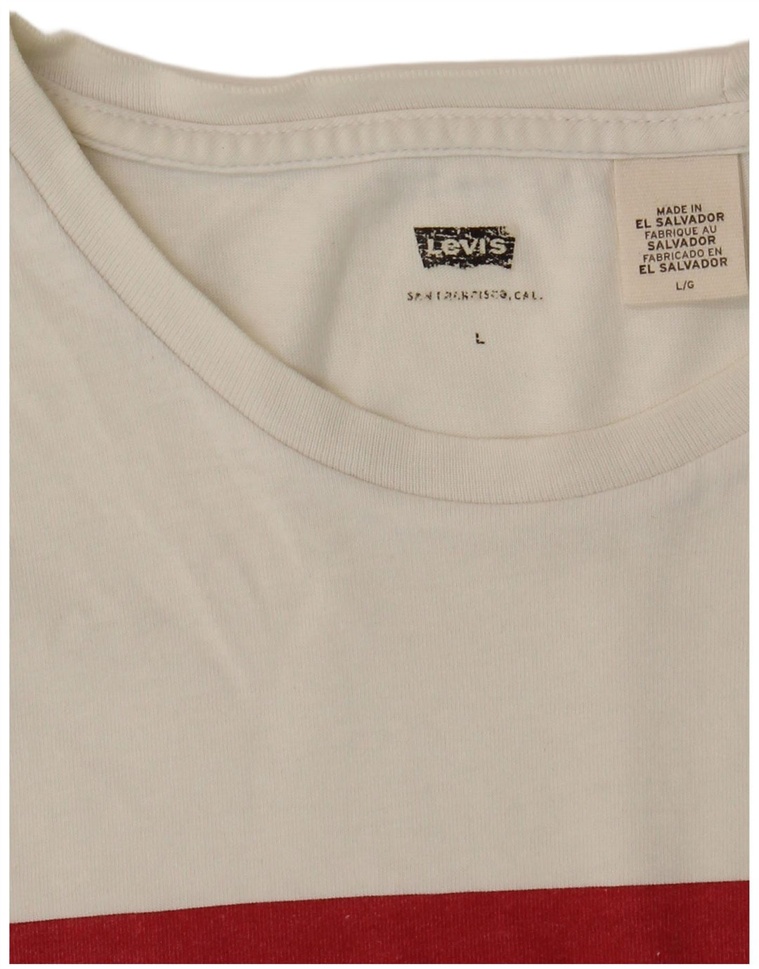 Levi's Mens Graphic T-Shirt Top Large White