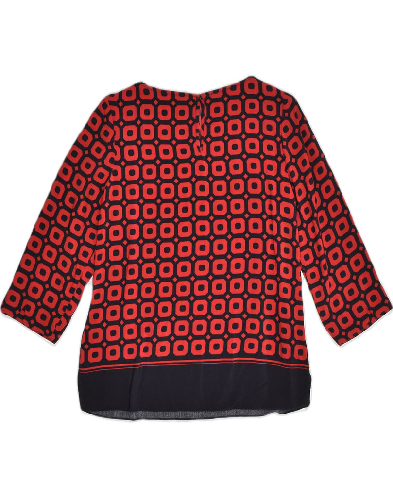 HOBBS Womens Blouse Top UK 8 Small  Red Geometric Viscose | Vintage Hobbs | Thrift | Second-Hand Hobbs | Used Clothing | Messina Hembry 