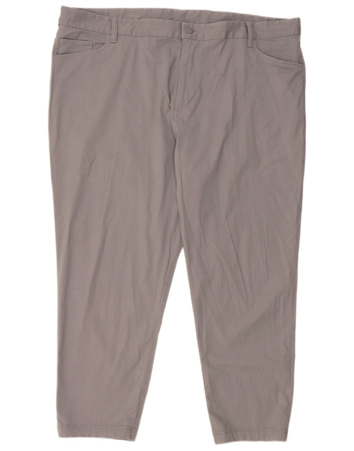 Adidas Mens Slim Casual Trousers W42 L25 Grey