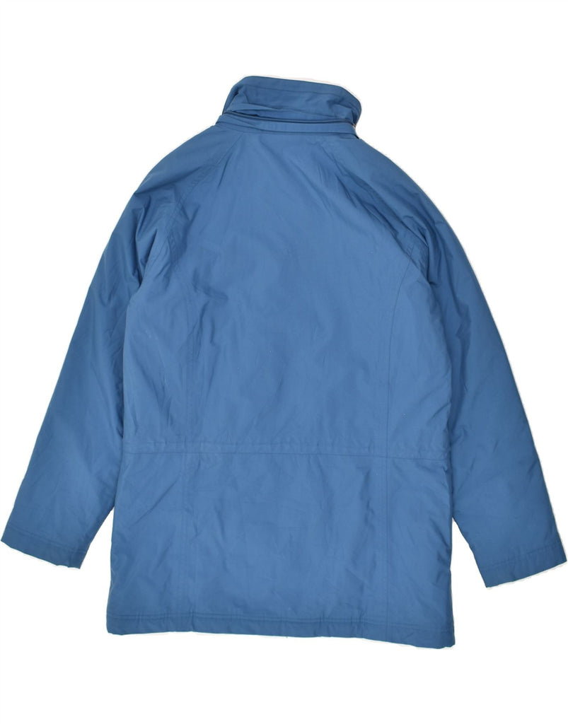 L.L.BEAN Womens Windbreaker Coat UK 14 Medium Blue Polyester | Vintage L.L.Bean | Thrift | Second-Hand L.L.Bean | Used Clothing | Messina Hembry 