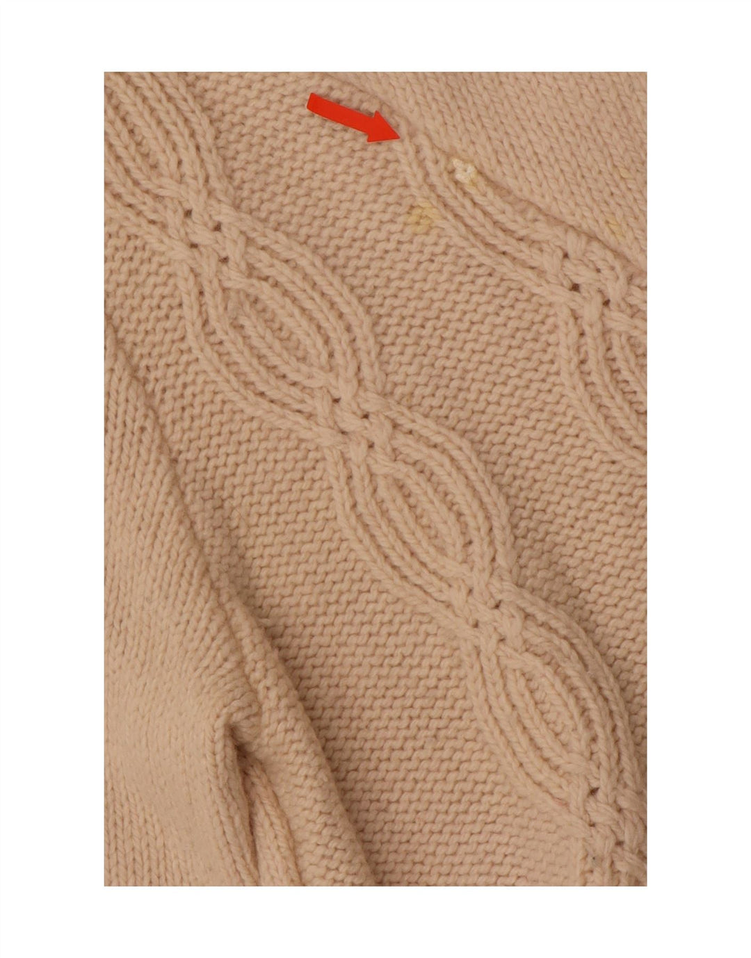 CREW CLOTHING Womens Cardigan Sweater UK 16 Large Beige Wool