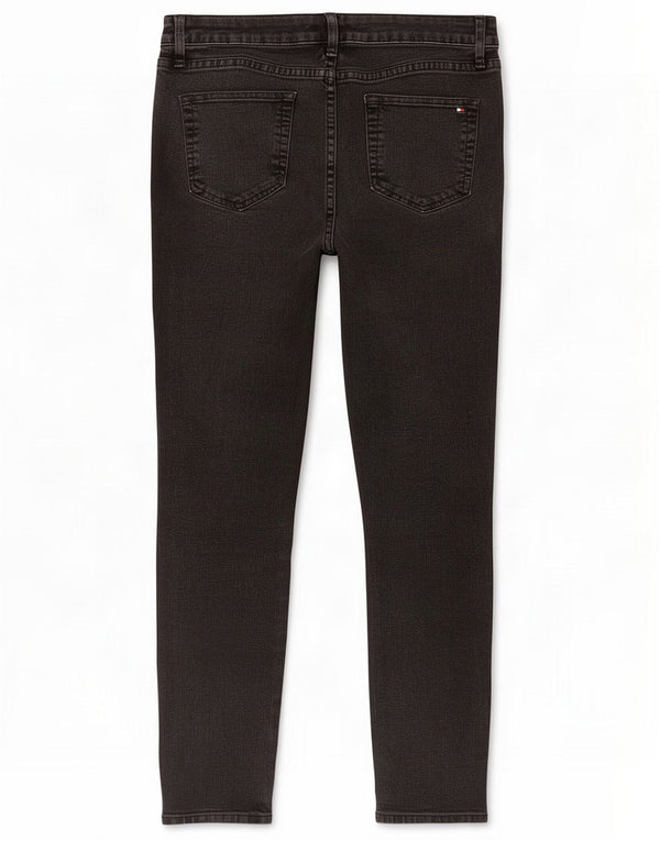 Tommy Hilfiger Womens Skinny Jeans US 10 Large W32 L28 Black Cotton