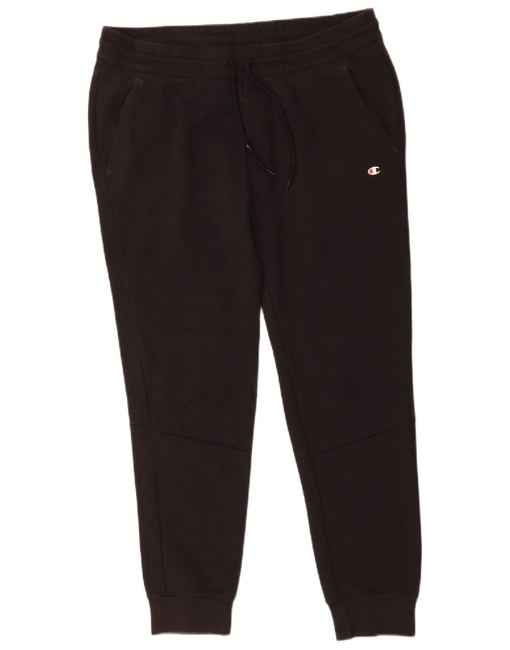 Champion Mens Tracksuit Trousers Joggers 2XL Black Cotton
