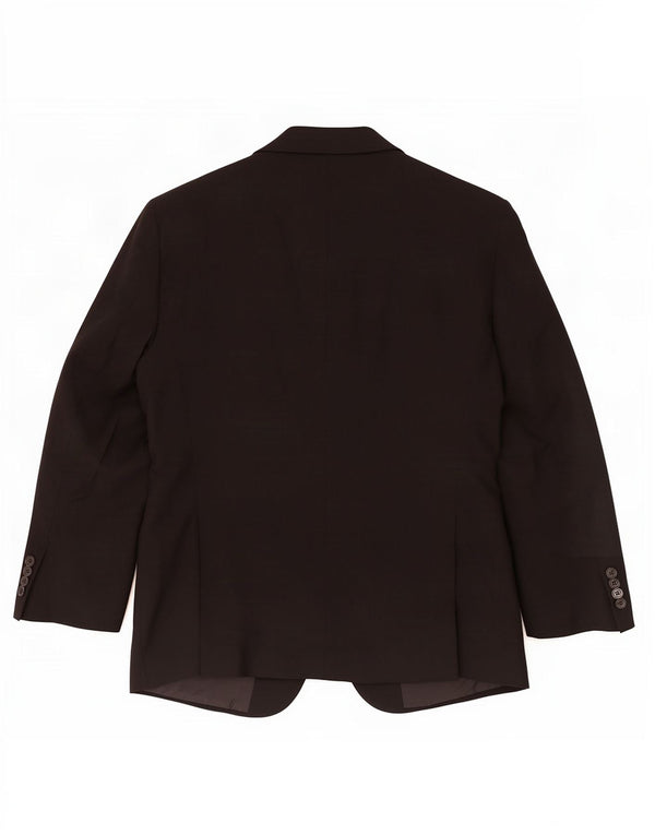 Marks & Spencer Mens 2 Button Blazer Jacket UK 40 Medium Black