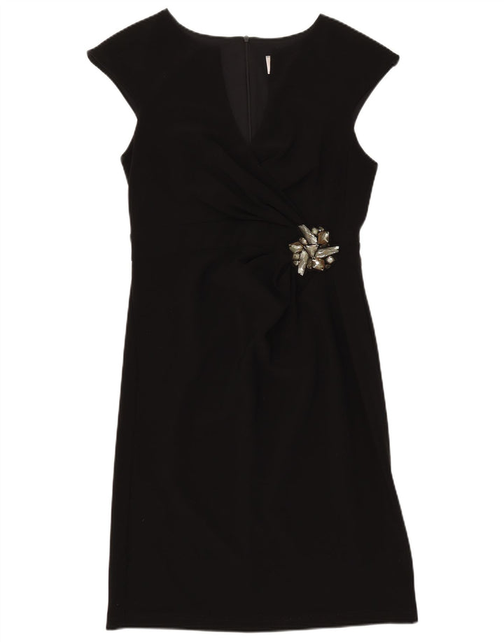 Joseph Ribkoff Womens A-Line Dress UK 10 Small Black Polyester