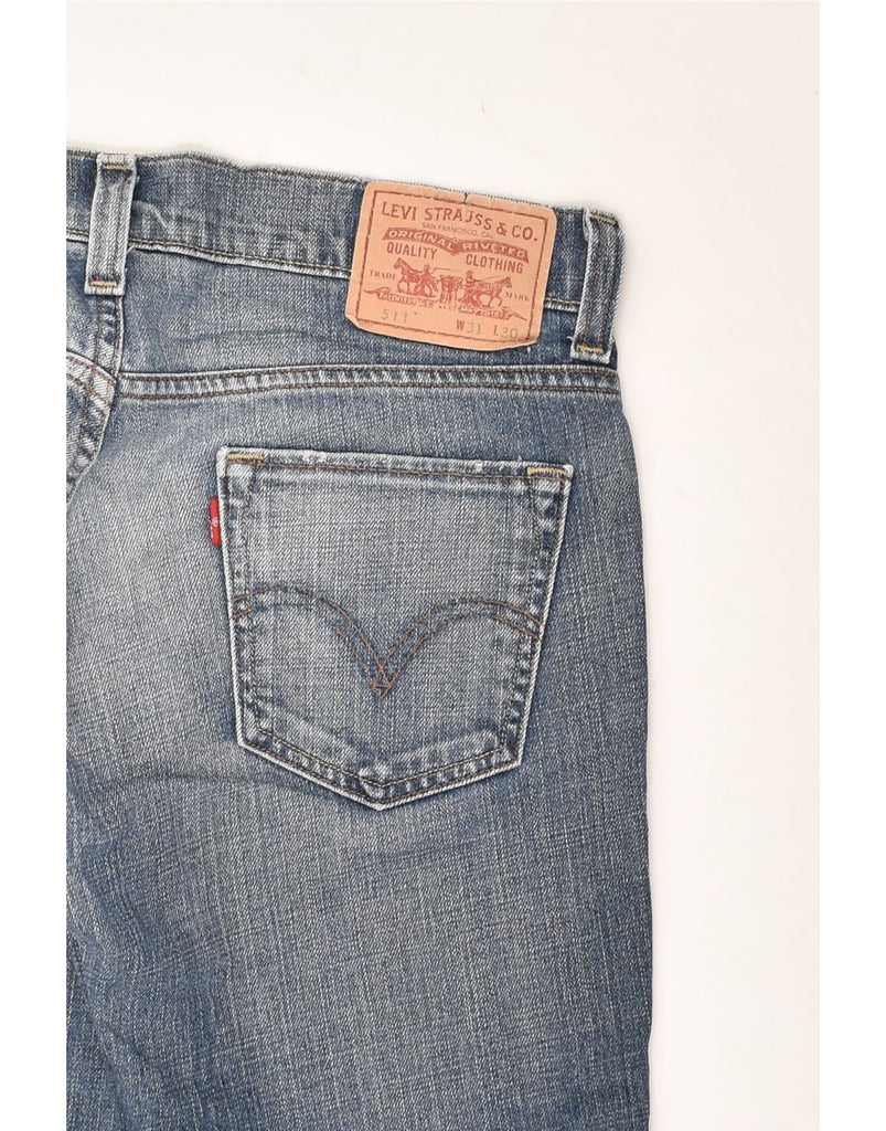 LEVI'S Womens 511 Slim Jeans W31 L30  Blue Cotton | Vintage Levi's | Thrift | Second-Hand Levi's | Used Clothing | Messina Hembry 